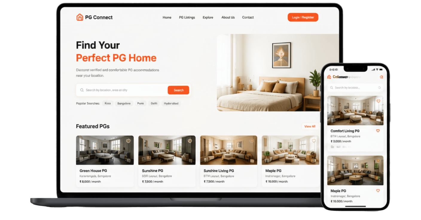 PG Connect accommodation platform